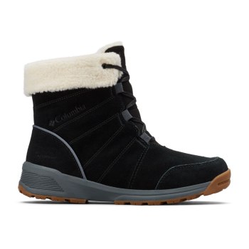 Columbia Winterlaarzen Dames, Maragal Waterproof Zwart DiepGrijs, 26TVXONCD